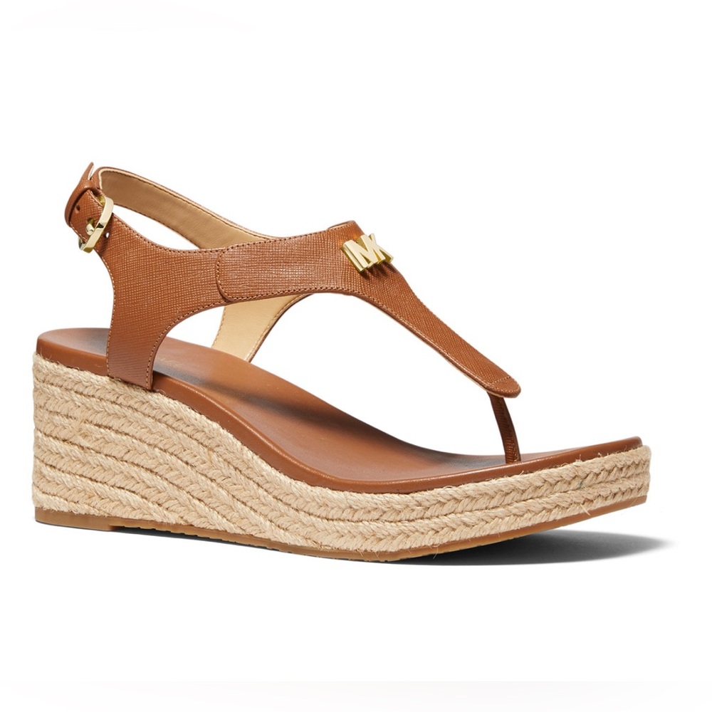 Michael Kors Women's Laney Thong Espadrille Wedge Sandals Size 7